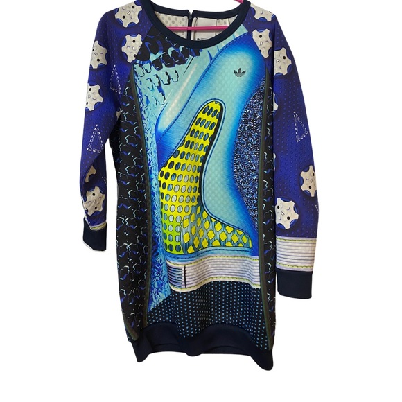 RARE Mary Katrantzou sweater dress long sweatshirt size M - Picture 1 of 7